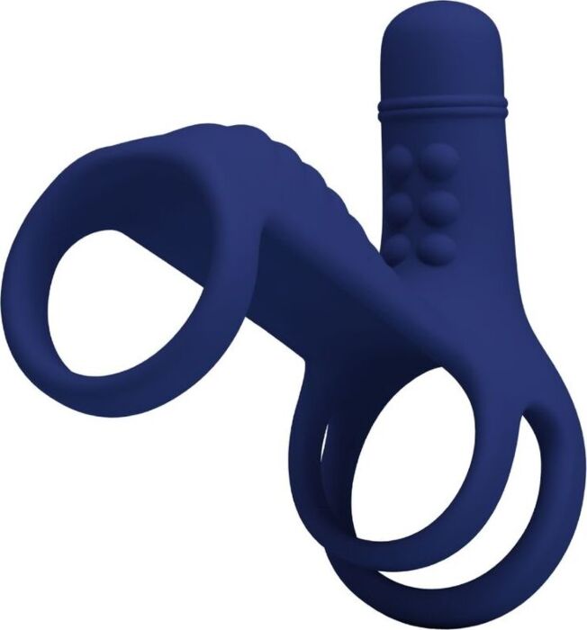 Anel Vibrador Pretty Love Elish Azul Incrível