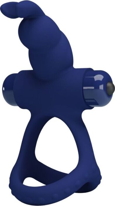 Anel Vibrador Rabbit Pretty Love Luchito Azul Anel Vibrador Rabbit Pretty Love Luchito Azul