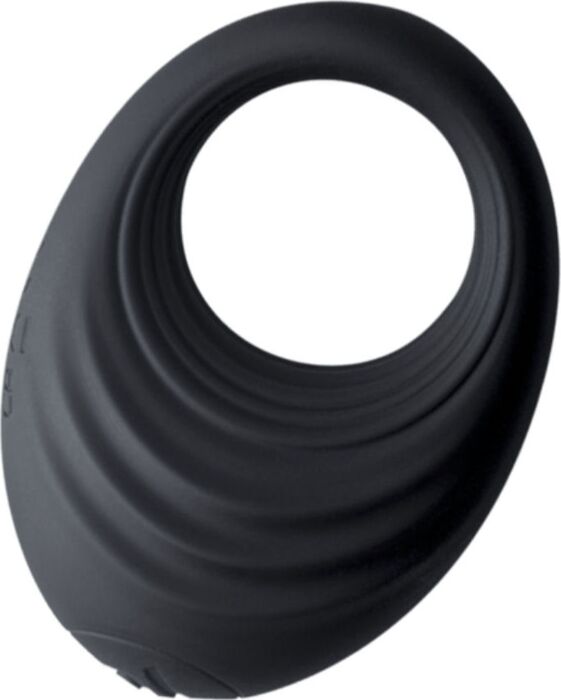 Anel Vibrador Rocks-Off Spire Preto - Prazer Intenso