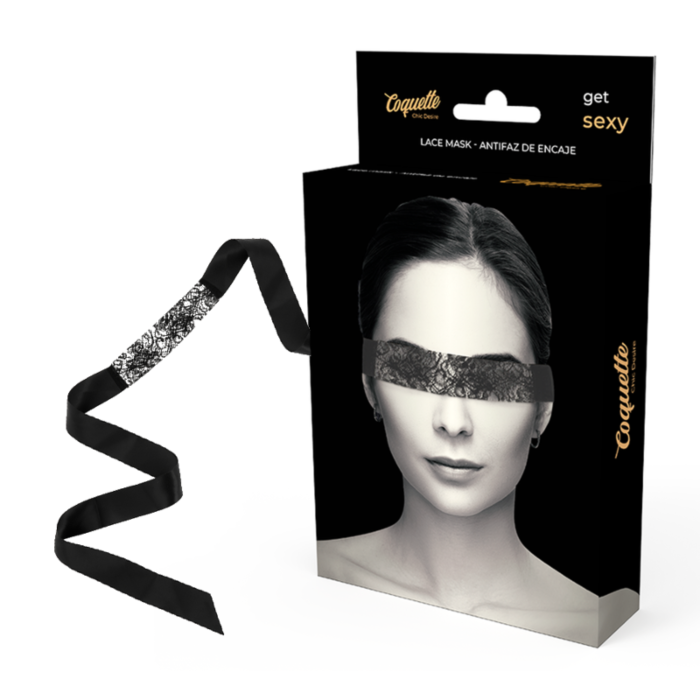 Máscara Bondage Coquette Chic Desire com Cinta