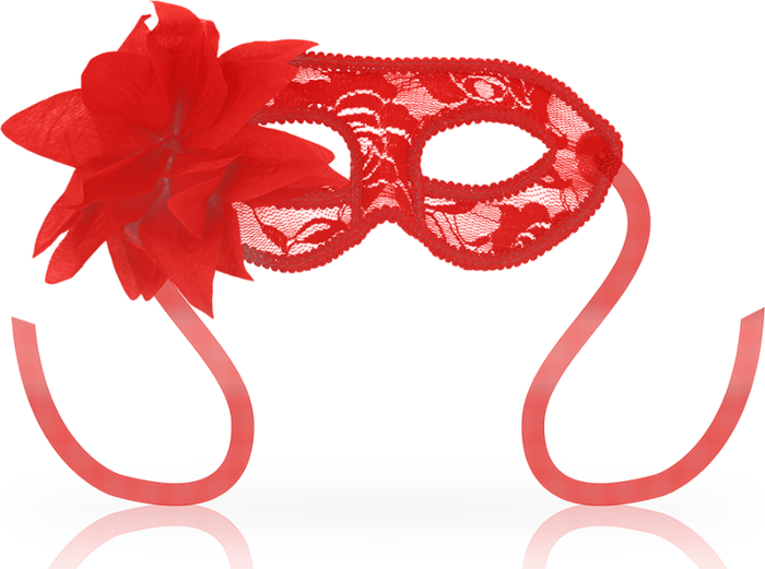 Máscara de Renda Vermelha - Ohmama Máscara de Renda Vermelha - Ohmama