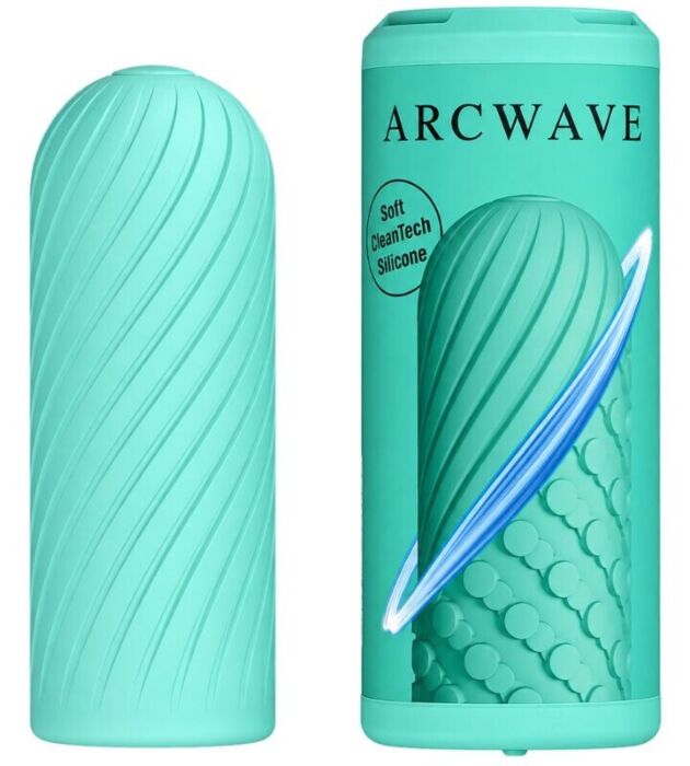 Masturbador ARCWAVE GHOST reversível em silicone menta