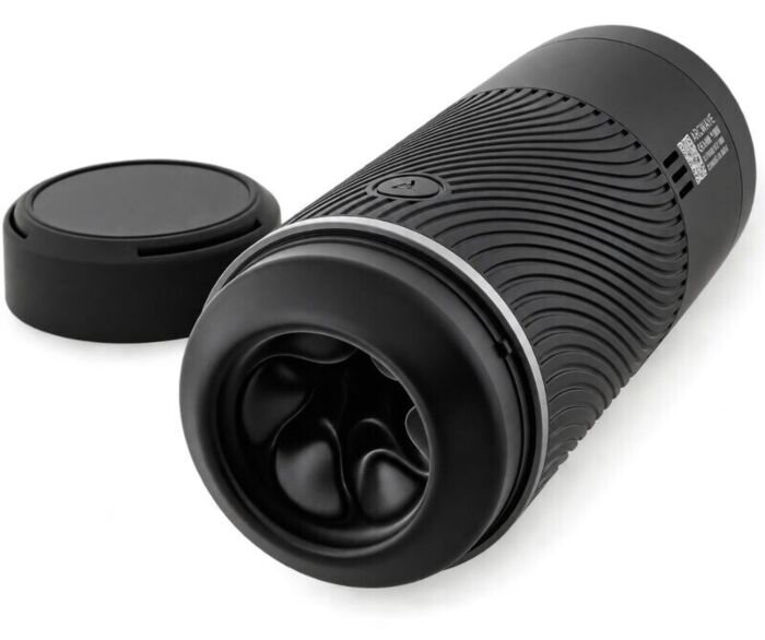 Masturbador manual ARCWAVE Pow com controlo de sucção preto