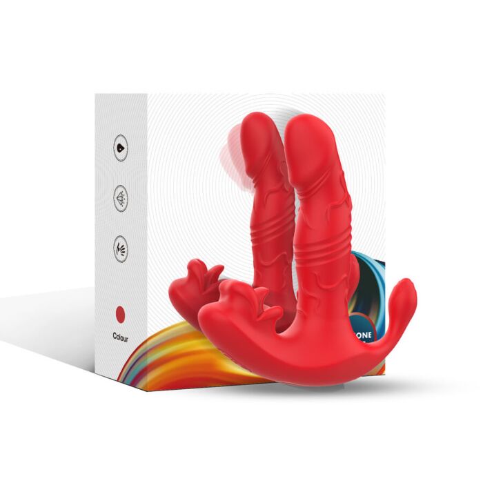Vibrador ARMONY com controlo remoto e motores duplos Vibrador ARMONY com controlo remoto e motores duplos