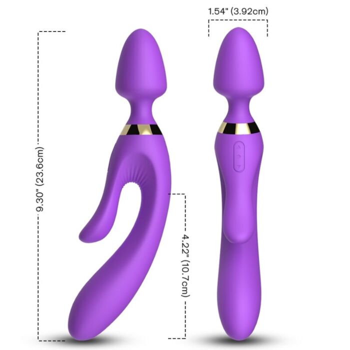 Vibrador ARMONY Rabbit com Estimulação Dupla Vibrador ARMONY Rabbit com Estimulação Dupla