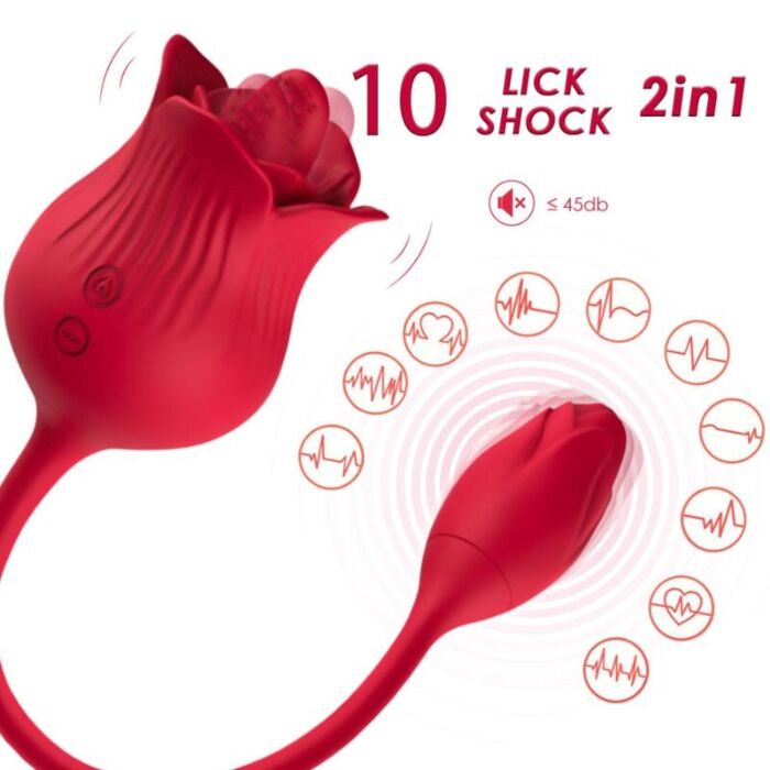 Vibrador Clitoriano Armony Rosa com Cauda e 10 Modos Vibrador Clitoriano Armony Rosa com Cauda e 10 Modos