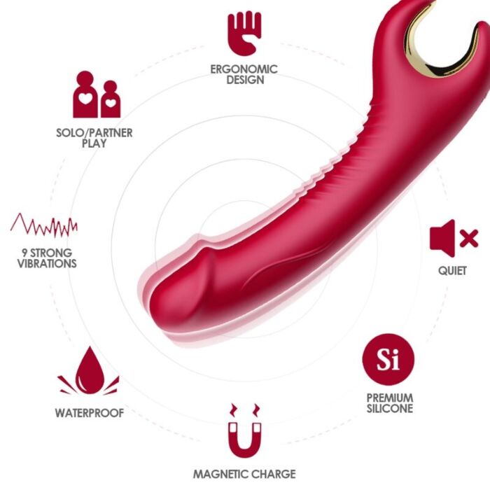 Vibrador Rotador ARMONY PRINCE com Função de Rotação Vibrador Rotador ARMONY PRINCE com Função de Rotação