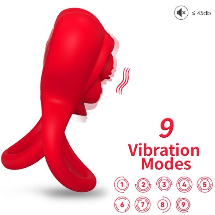 Anel Vibrador ARMONY For Him com 9 Modos de Vibração Anel Vibrador ARMONY For Him com 9 Modos de Vibração