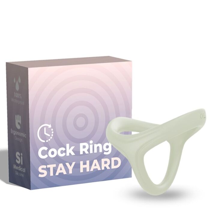Anel ARMONY TRESOR DOUBLE SILICONE RING com ajuste total Anel ARMONY TRESOR DOUBLE SILICONE RING com ajuste total
