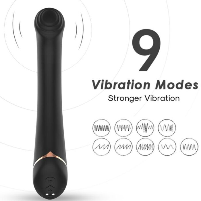 Vibrador ARMONY com Cabeça Plana e Silicona Vibrador ARMONY com Cabeça Plana e Silicona