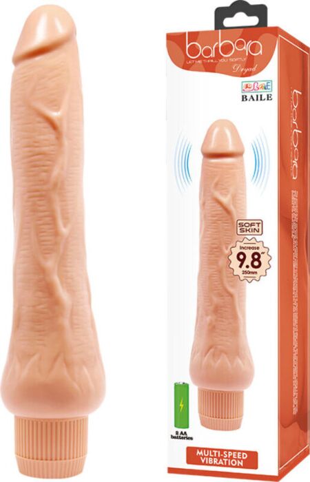 Vibrador Realístico Baile Bárbara 25 cm com várias velocidades