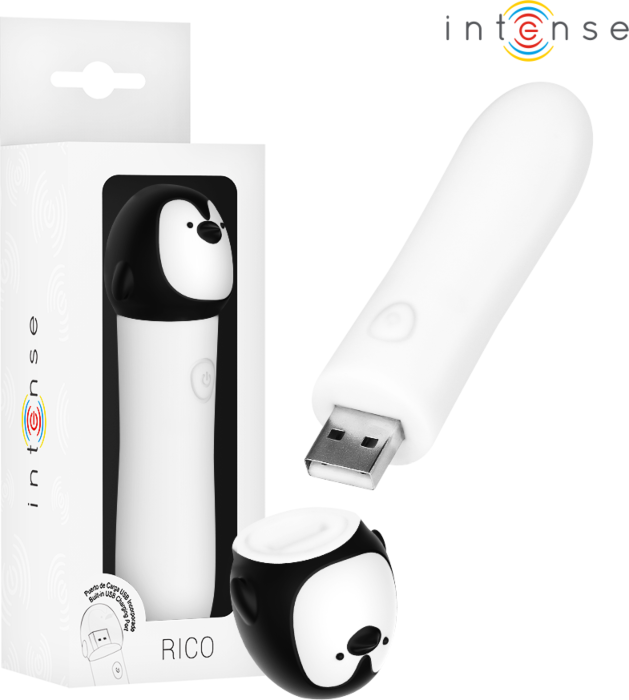 Bala Vibradora INTENSE RICO Pingüino Recarga USB Bala Vibradora INTENSE RICO Pingüino Recarga USB