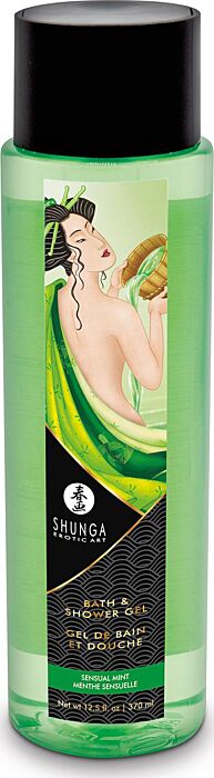 Gel de Banho e Duche Shunga Menta 370 ml - Cosmética Erótica