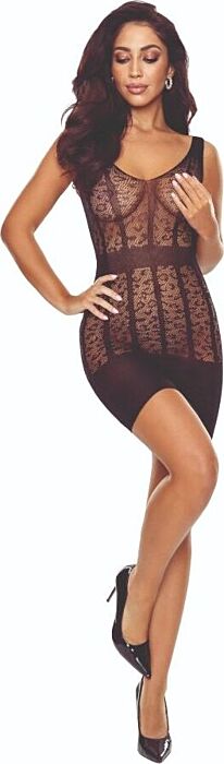 Bodystocking PASSION BS113 Encaje Negro