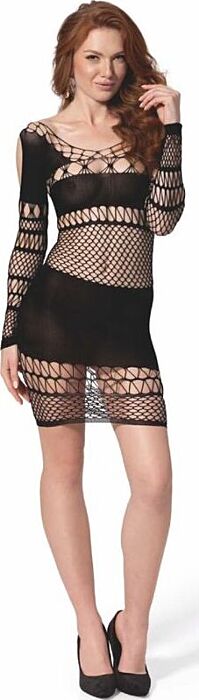 Bodystocking PASSION BS 105 Negros Sensualidade Única