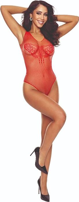 Bodystocking Passion BS109 Mariposa Vermelho Bodystocking Passion BS109 Mariposa Vermelho