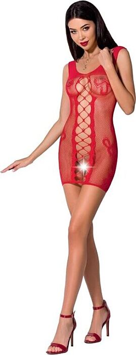 Bodystocking Passion Woman BS073 Vermelho Sexy