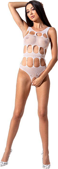 Bodystocking Passion BS083 Cuerpo de Rede Branco