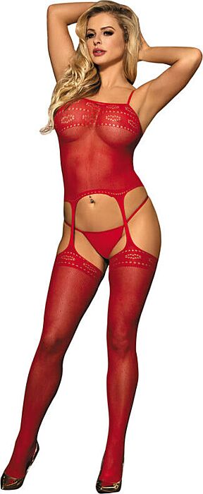 Bodystocking Sublime 951764 Vermelho Sensual Bodystocking Sublime 951764 Vermelho Sensual