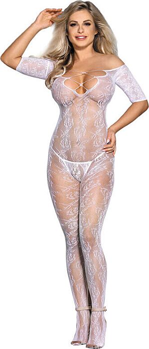 Bodystocking Sublime 951818 Crotchless Rosa Bodystocking Sublime 951818 Crotchless Rosa