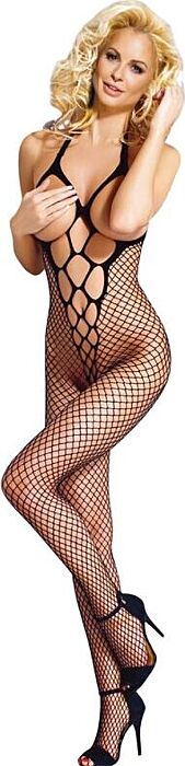 Bodystocking SUBBLIME Cuello Halter e Encaje Bodystocking SUBBLIME Cuello Halter e Encaje