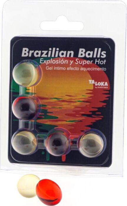 Brazilian Balls Taloka Gel Excitante Efeito Quente