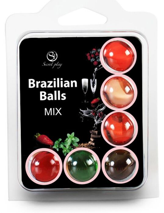 Bolas Brazilian Balls SECRETPLAY com Lubrificante Aroma Frutas
