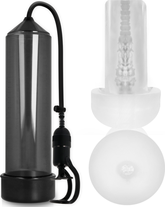 Bomba Erecção Pump Addicted RX5 Black - Prazer Máximo