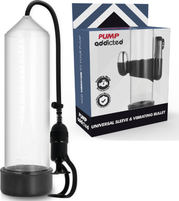 Bomba Erecção Pump Addicted RX5 Transparente
