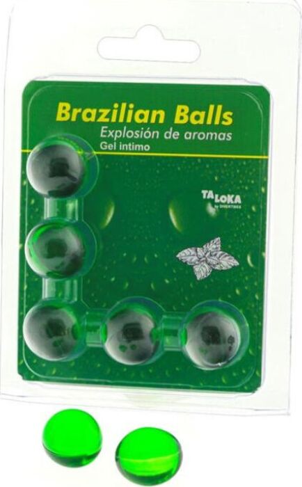 Brazilian Balls Taloka Menta 5 Bolas Sensação Única