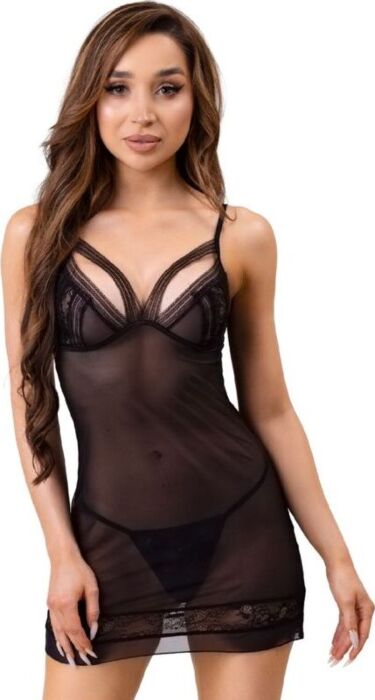 Camisa e Tanga Livco Corsetti Tiana - Elegância Negra