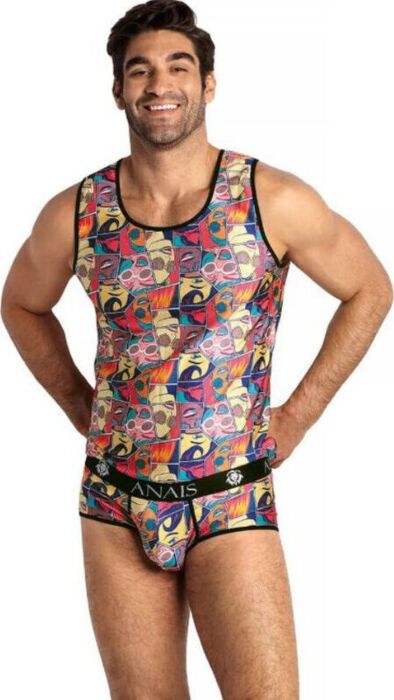 Camiseta Erótica ANAIS MEN COMICS TOP S - Estilo Único