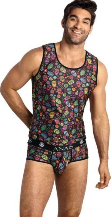 Camiseta ANAIS MEN Mexico Top L Estilo Sexy