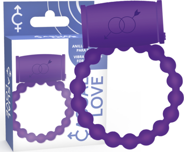 Anel Vibrador Casual Love 25 - Design Adaptável e Confortável Anel Vibrador Casual Love 25 - Design Adaptável e Confortável