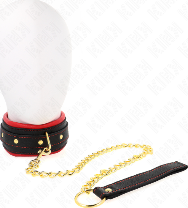 Colar KINK Ajustável com Correia - Elegância BDSM Colar KINK Ajustável com Correia - Elegância BDSM