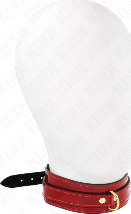 Collar BDSM KINK Vermelho Vinho Elegante e Ajustável