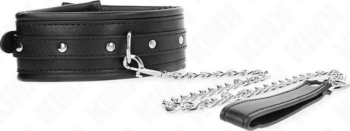 Collar BDSM KINK 65cm Silicona Elegância