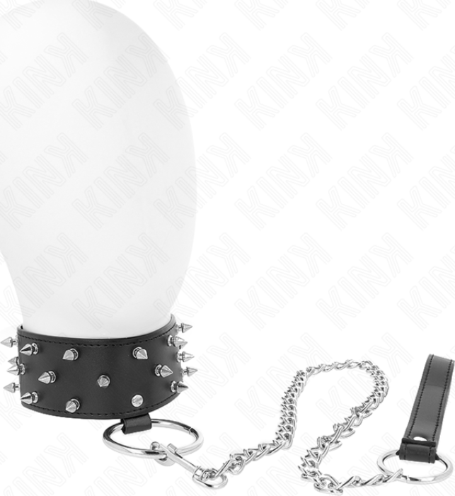 Collar KINK Ajustável com Correia e Tachuelas