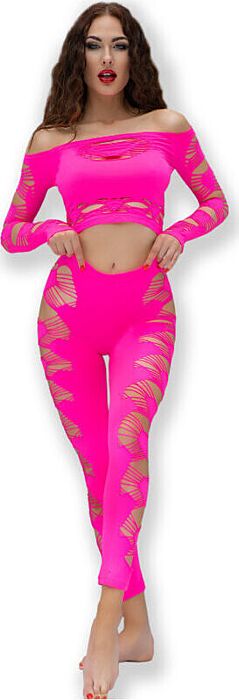 Conjunto Chilirose CR 4632 Fucsia Sem Costuras