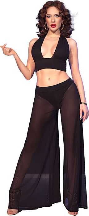 Conjunto Lingerie Chilirose CR 4857 Top e Calças