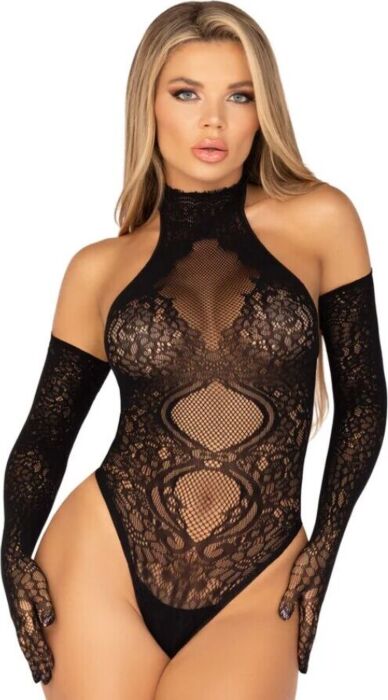 Conjunto Body Leg Avenue 89363 Sensual e Elegante