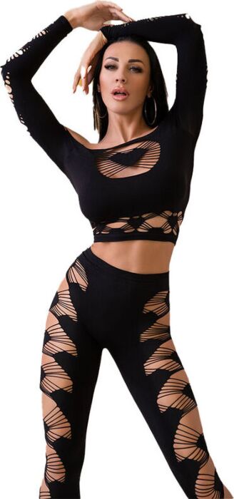 Conjunto Top & Leggins Chilirose CR 4436 Elegância