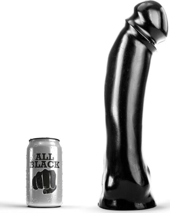 Dildo All Black Dong 33 cm
