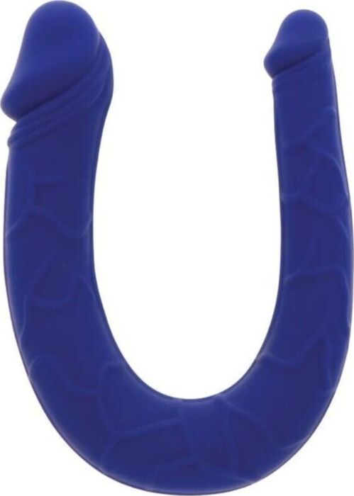 Consolador duplo realista azul - Experimente a diversão dupla Consolador duplo realista azul - Experimente a diversão dupla