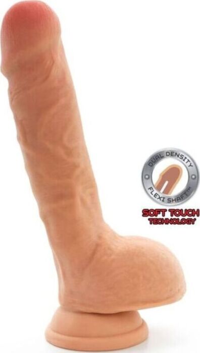 Dildo GET REAL Dual Density 25,5 cm com ventosa