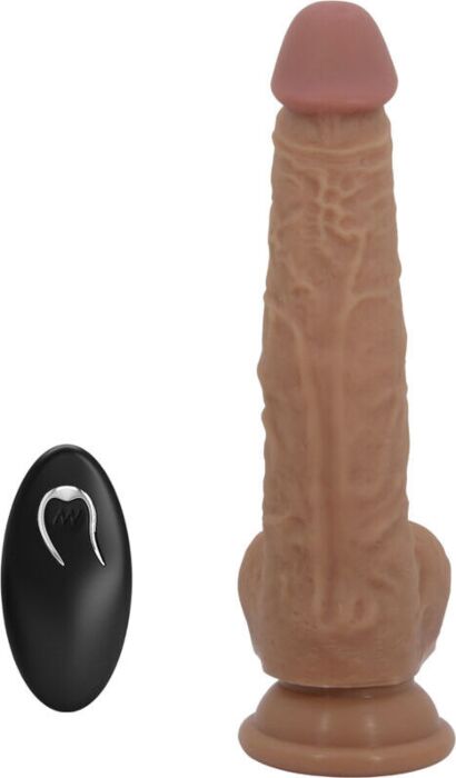 Pretty Love Jonathan Dildo Silicone 3 Vibrações + 3 Tamanhos Controle Remoto 21cm