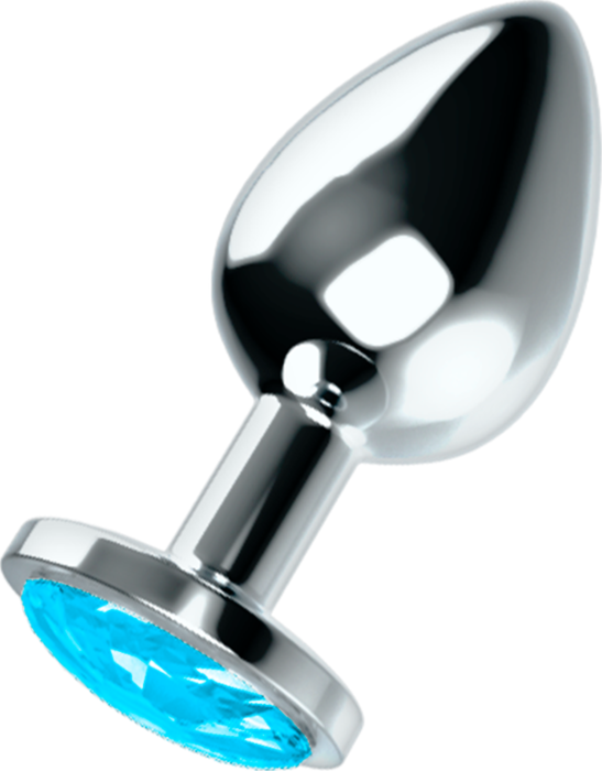 Plug Anal Cristal Azul Ohmama