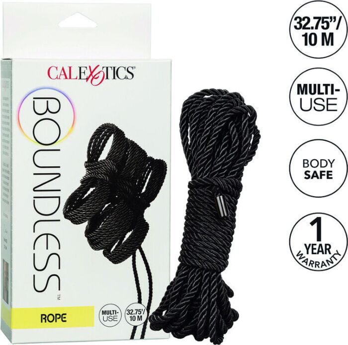 Corda BDSM CalExotics Boundless 10M Negra