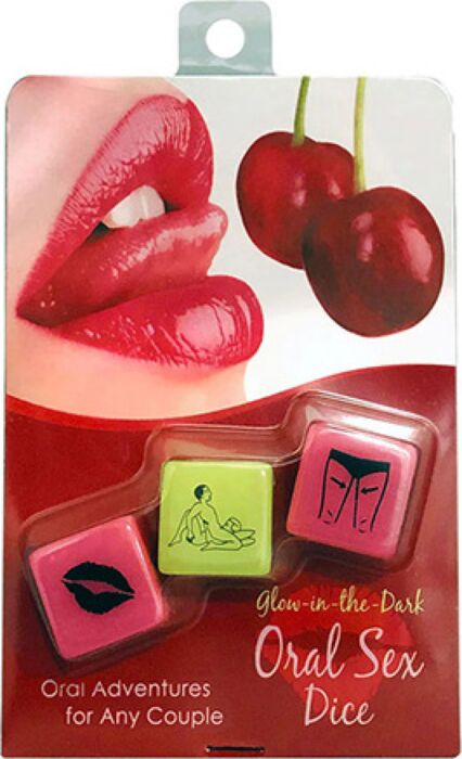 Jogo de Dados Sexuais Oral Glow in the Dark - Kheper Games Jogo de Dados Sexuais Oral Glow in the Dark - Kheper Games