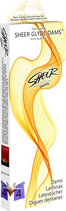 Dams Latex Sheer Glyde Moras Silvestres - Prazer Oral Dams Latex Sheer Glyde Moras Silvestres - Prazer Oral
